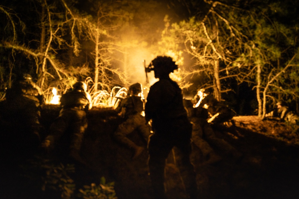 RTI ALC Course Conducts a Night Time Reconnaissance STX lanes