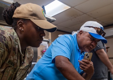 Pacific Partnership 2025 multinational servicemembers conduct a health and sanitation inspection in Chuuk, Federated States of Micronesia, Aug 2025