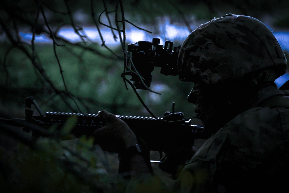 114th Conducts a Low-Visibility Raid
