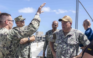 Rear Adm. Brad Collins Tours Joint Base Pearl Harbor-Hickam