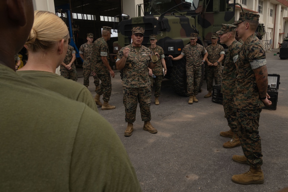 3rd MLG CG visits Engineer Support Company, 9th Engineer Support Battalion