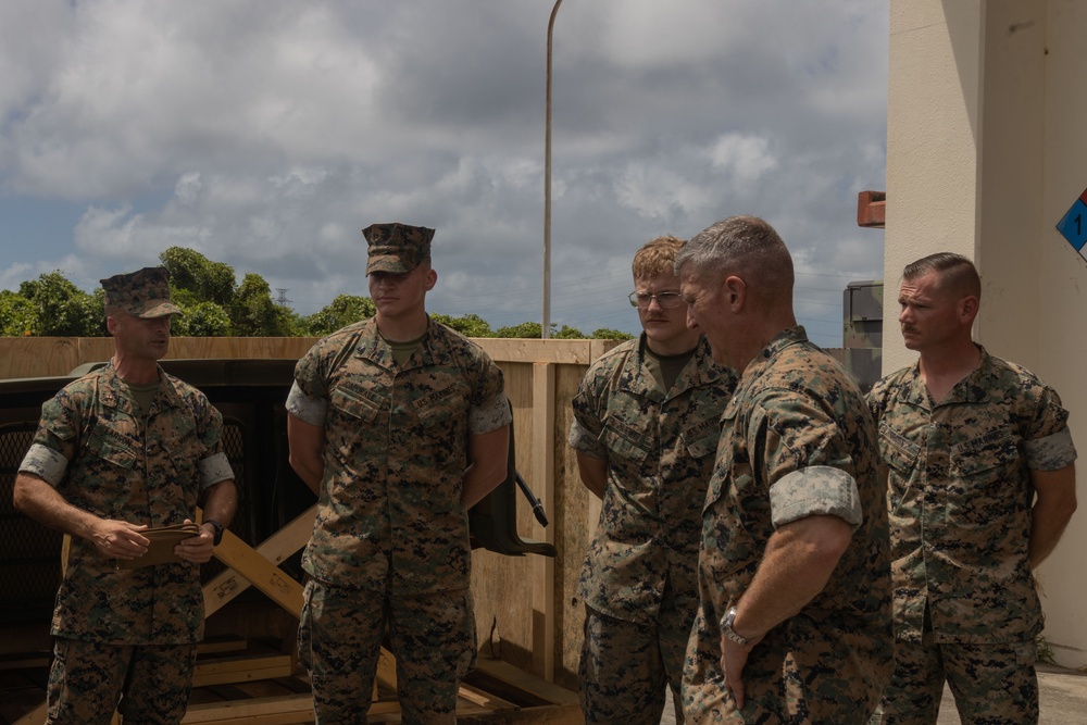 3rd MLG CG visits Engineer Support Company, 9th Engineer Support Battalion