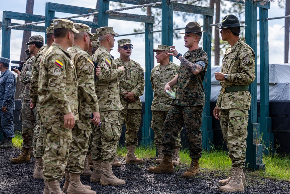 PISAJ 21 students visit Marine Recruit Depot Parris Island for hands on experience of a Marine Corps recruit