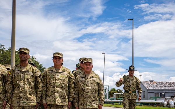 PISAJ 21 students visit Marine Recruit Depot Parris Island for hands on experience of a Marine Corps recruit