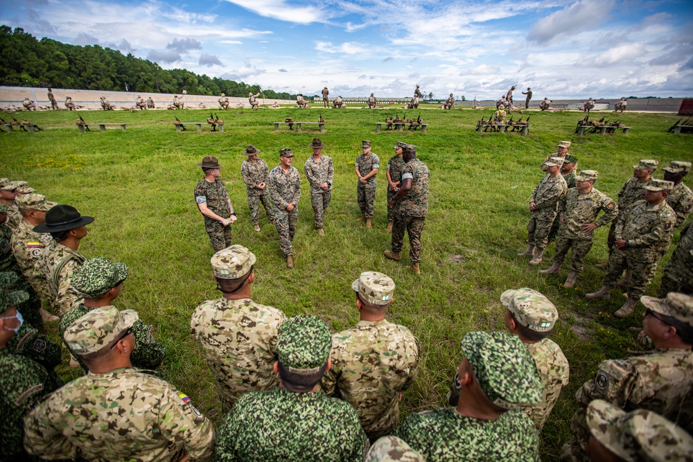 PISAJ 21 students visit Marine Recruit Depot Parris Island for hands on experience of a Marine Corps recruit