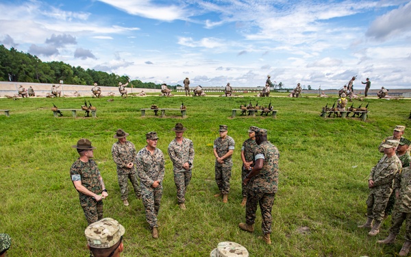 PISAJ 21 students visit Marine Recruit Depot Parris Island for hands on experience of a Marine Corps recruit