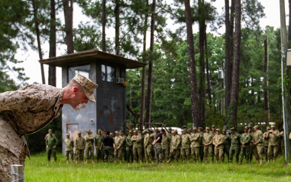 PISAJ 21 students visit Marine Recruit Depot Parris Island for hands on experience of a Marine Corps recruit