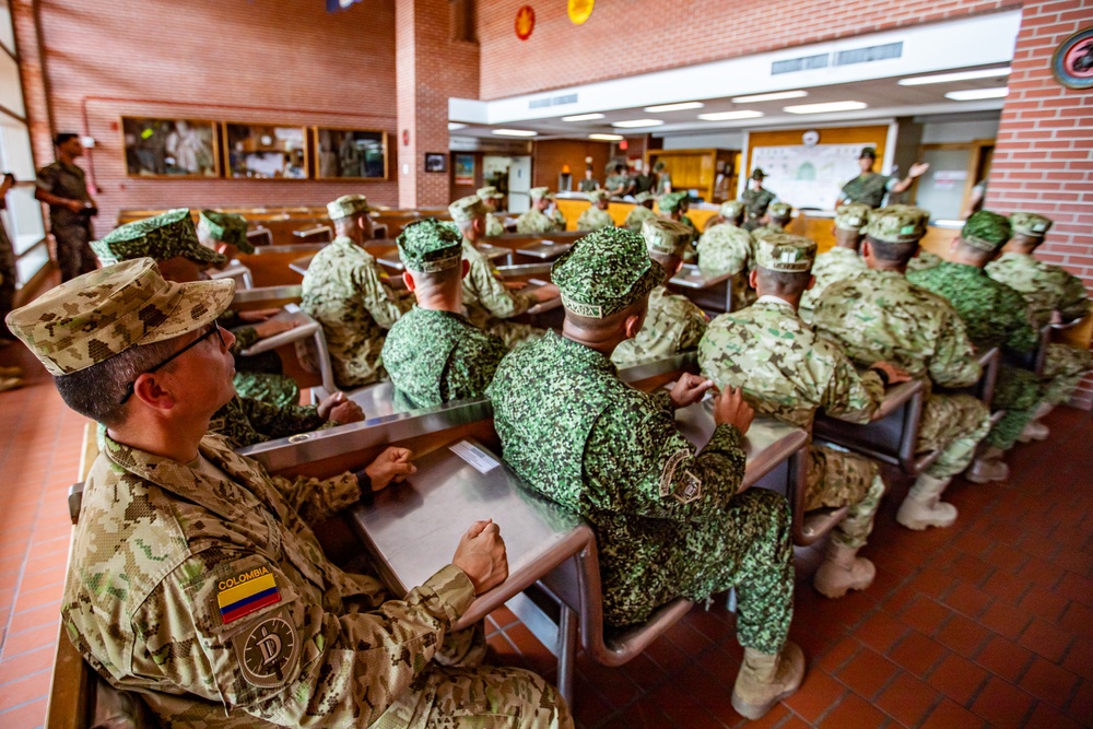 PISAJ 21 students visit Marine Recruit Depot Parris Island for hands on experience of a Marine Corps recruit