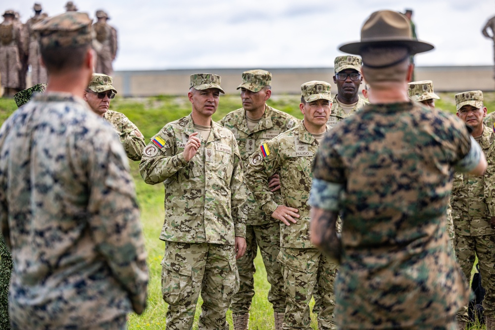 PISAJ 21 students visit Marine Recruit Depot Parris Island for hands on experience of a Marine Corps recruit