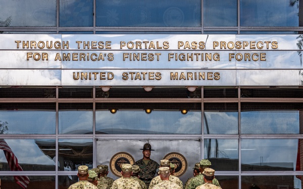 PISAJ 21 students visit Marine Recruit Depot Parris Island for hands on experience of a Marine Corps recruit