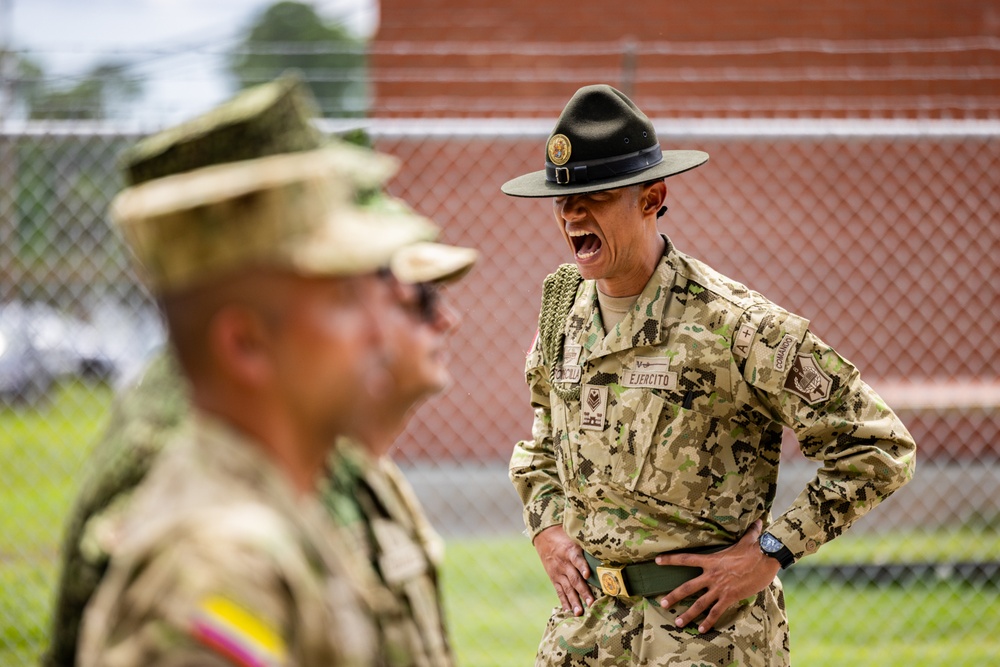 PISAJ 21 students visit Marine Recruit Depot Parris Island for hands on experience of a Marine Corps recruit
