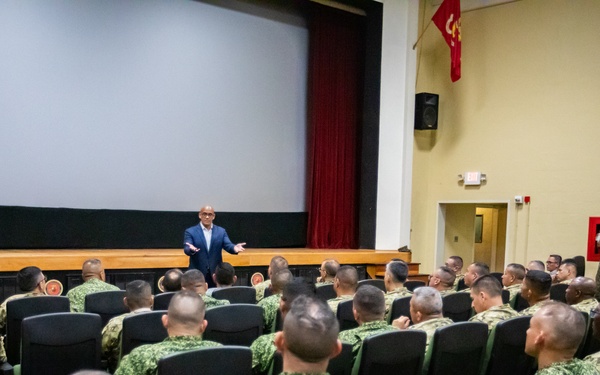 PISAJ 21 students visit Marine Recruit Depot Parris Island for hands on experience of a Marine Corps recruit