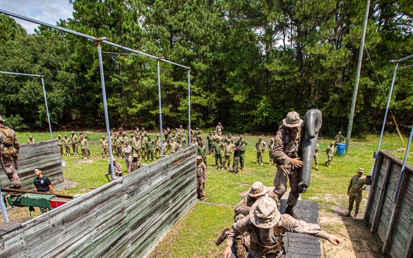PISAJ 21 students visit Marine Recruit Depot Parris Island for hands on experience of a Marine Corps recruit