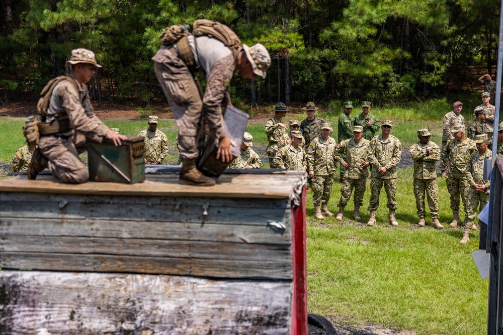 PISAJ 21 students visit Marine Recruit Depot Parris Island for hands on experience of a Marine Corps recruit