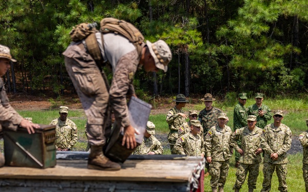 PISAJ 21 students visit Marine Recruit Depot Parris Island for hands on experience of a Marine Corps recruit
