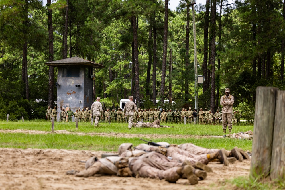 PISAJ 21 students visit Marine Recruit Depot Parris Island for hands on experience of a Marine Corps recruit
