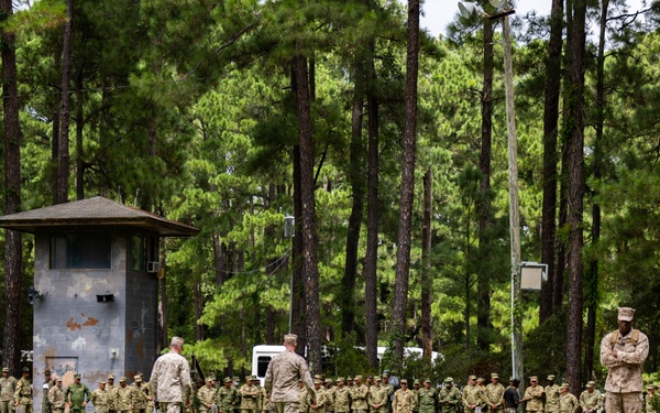 PISAJ 21 students visit Marine Recruit Depot Parris Island for hands on experience of a Marine Corps recruit