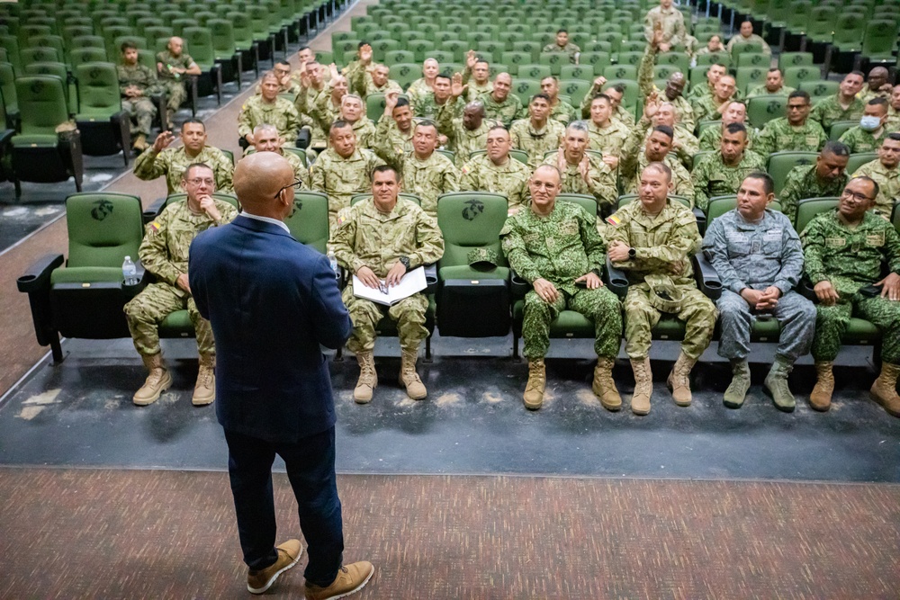 PISAJ 21 students visit Marine Recruit Depot Parris Island for hands on experience of a Marine Corps recruit