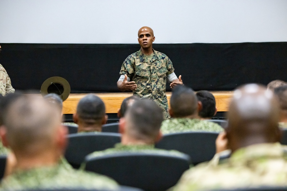 PISAJ 21 students visit Marine Recruit Depot Parris Island for hands on experience of a Marine Corps recruit
