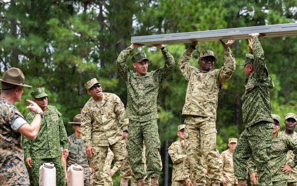 PISAJ 21 students visit Marine Recruit Depot Parris Island for hands on experience of a Marine Corps recruit