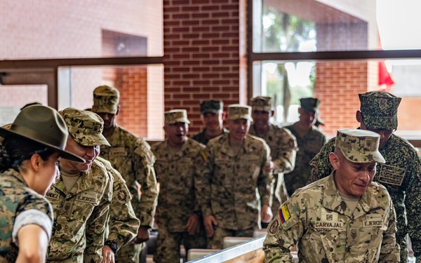 PISAJ 21 students visit Marine Recruit Depot Parris Island for hands on experience of a Marine Corps recruit
