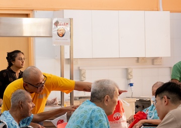 DESRON 7, CTF-73 Sailors Volunteer at Sree Narayana Mission Senior Care Center