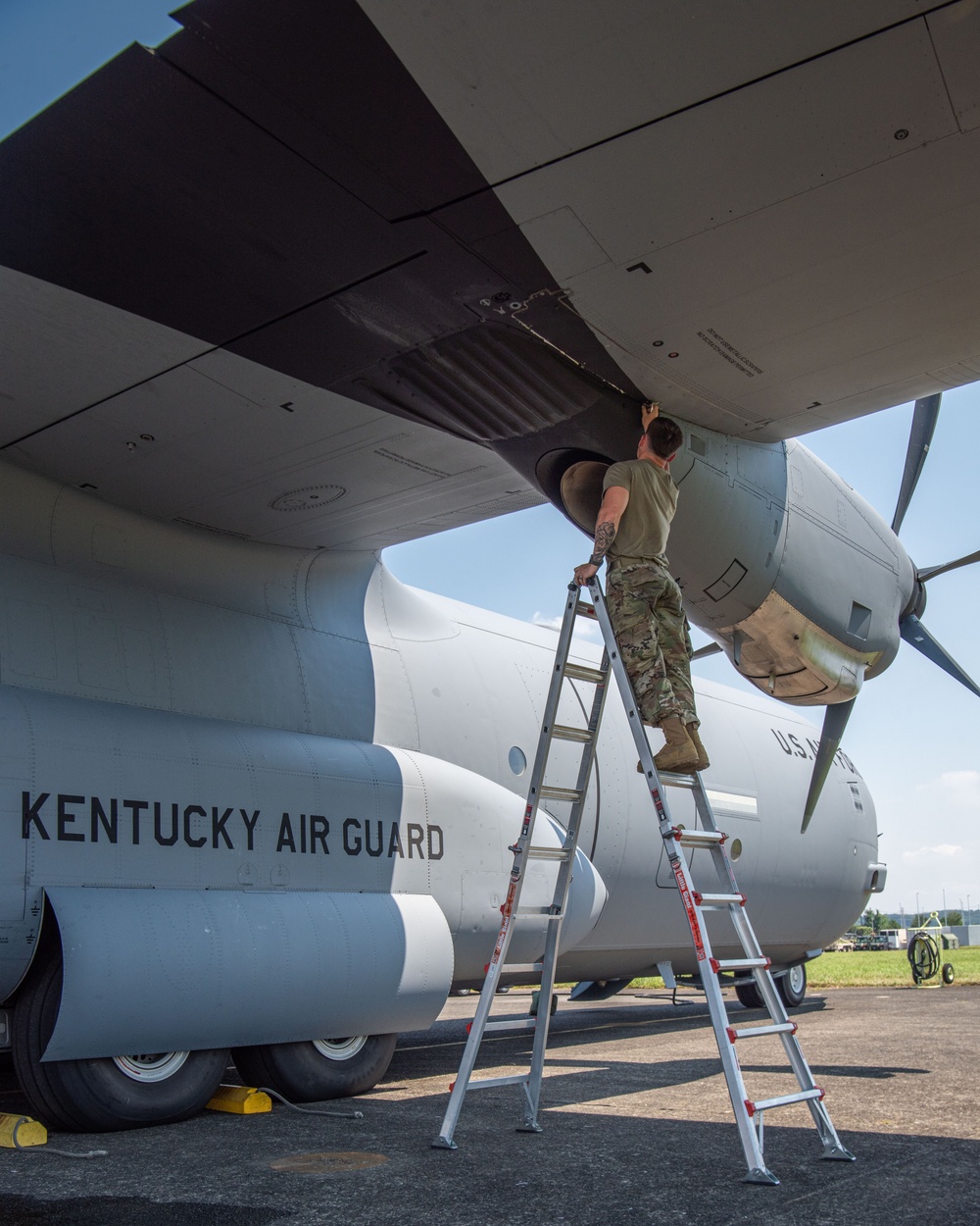 165 AS delivers during Department Level Exercise