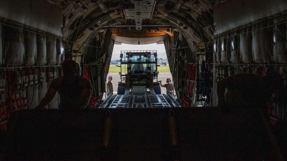 165 AS delivers during Department Level Exercise