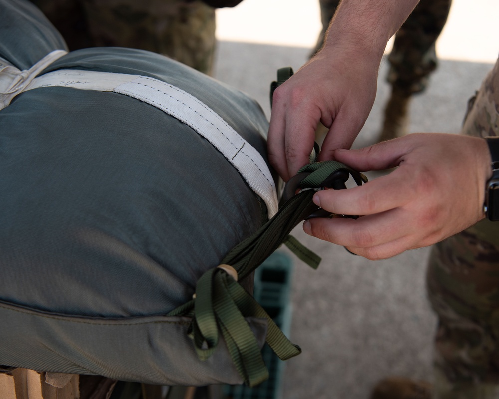 165 AS delivers during Department Level Exercise