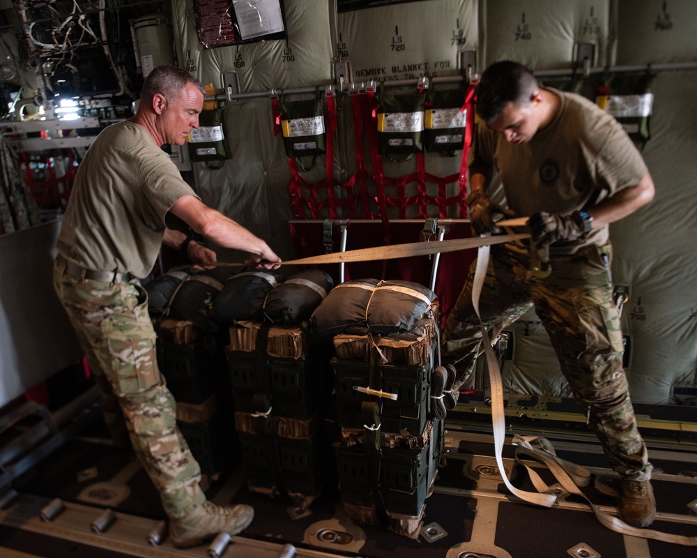 165 AS delivers during Department Level Exercise
