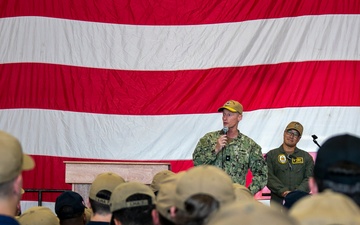Expeditionary Strike Group Seven Commander Visits Tripoli Crew