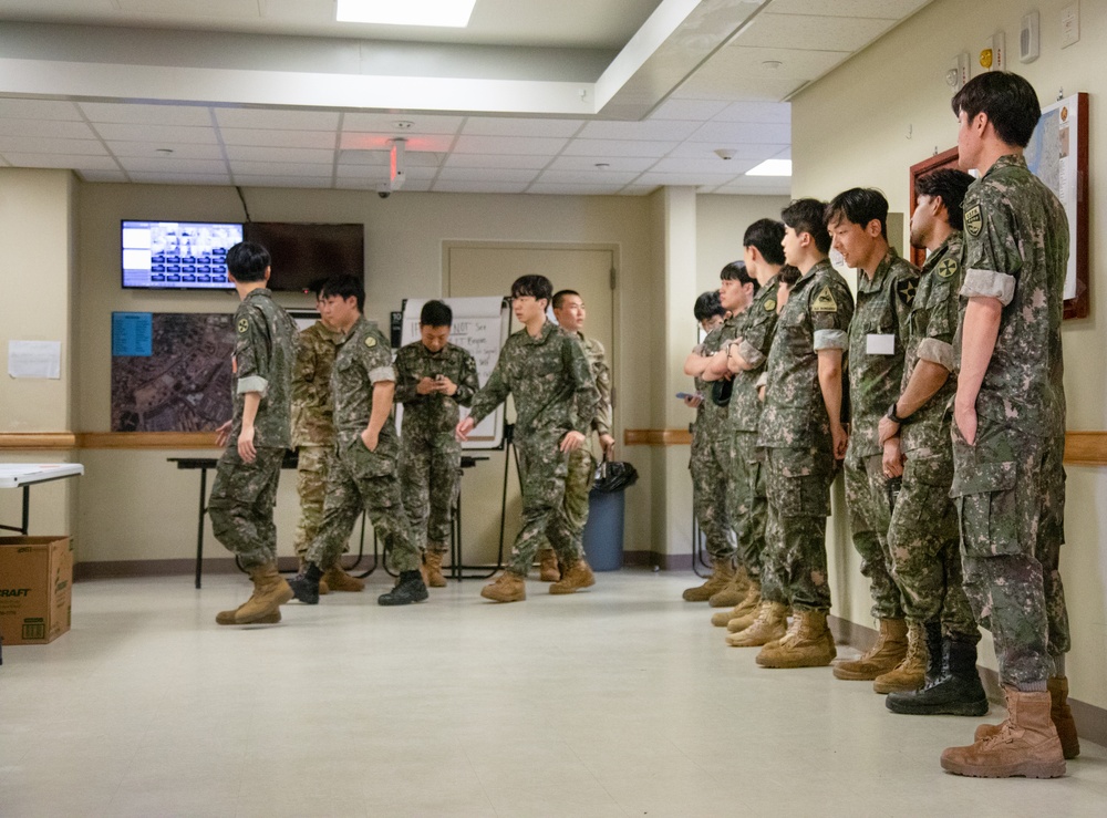 Former KATUSAs undergo mobilization exercise at Camp Humphreys