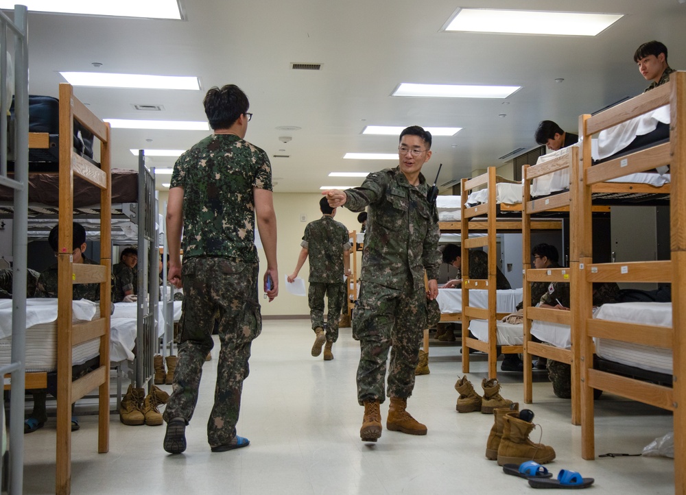 Former KATUSAs undergo mobilization exercise at Camp Humphreys