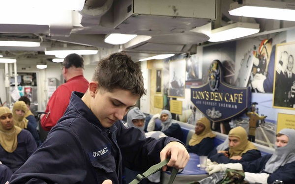 USS FORREST SHERMAN (DDG 98) GQ.