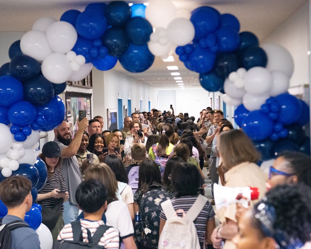 School is in session! Yokota families, school faculty celebrate students return to school