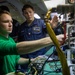 USS Gerald R. Ford (CVN 78) Sailors Adjust Radar Altimeter