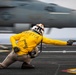 USS Gerald R. Ford (CVN 78) Sailor Launches Jet