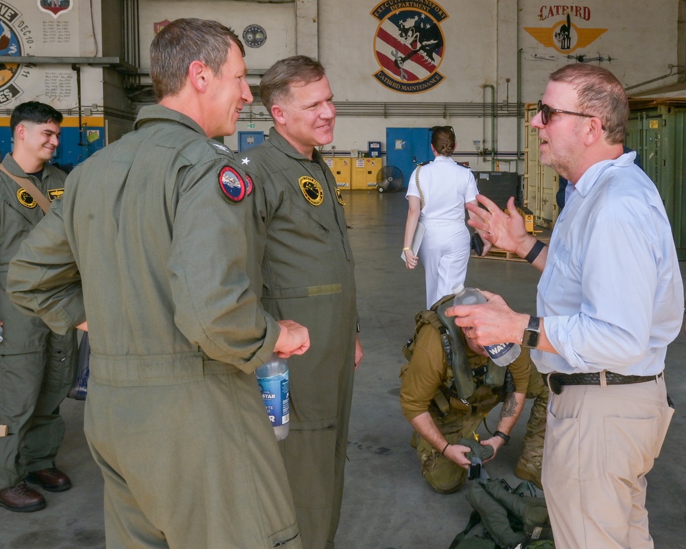 Ambassador Fertitta visits NAS Sigonella