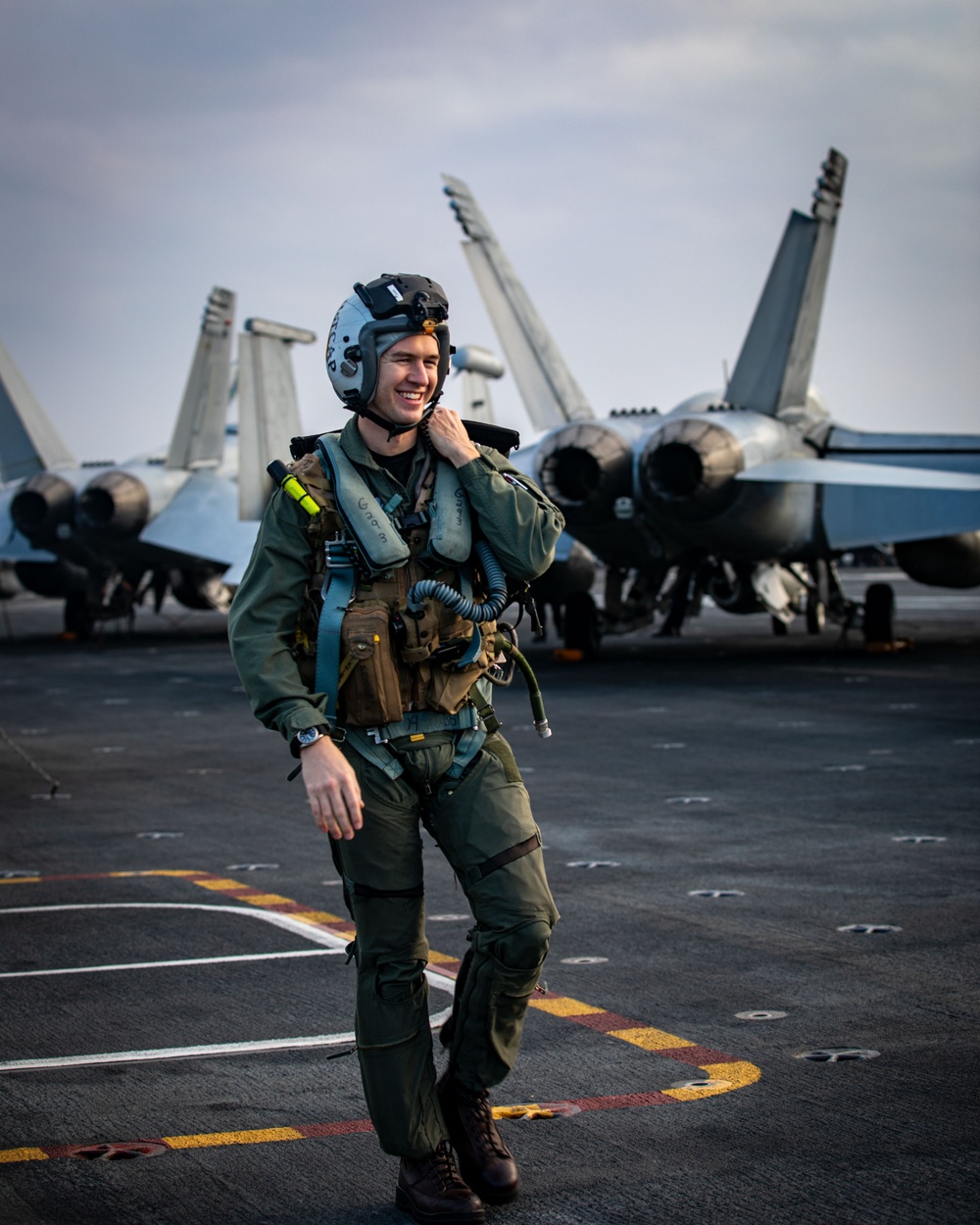 VFA-31 Pilot Prepares for Flight Operations