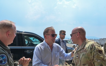 Ambassador Fertitta visits NAS Sigonella