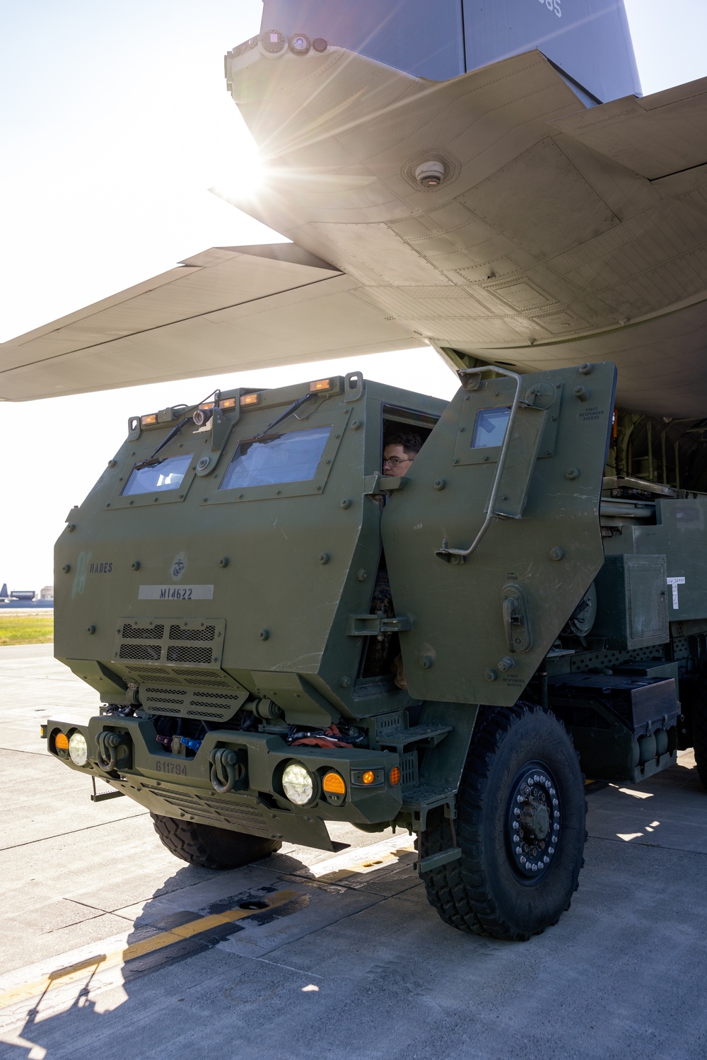 U.S. Marine with 2nd Bn., 14th Marines integrate with U.S. Air Force during Arctic Edge 25