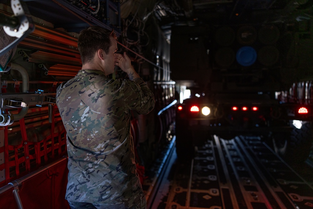 U.S. Marine with 2nd Bn., 14th Marines integrate with U.S. Air Force during Arctic Edge 25