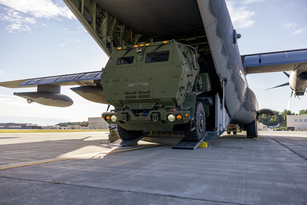 U.S. Marine with 2nd Bn., 14th Marines integrate with U.S. Air Force during Arctic Edge 25