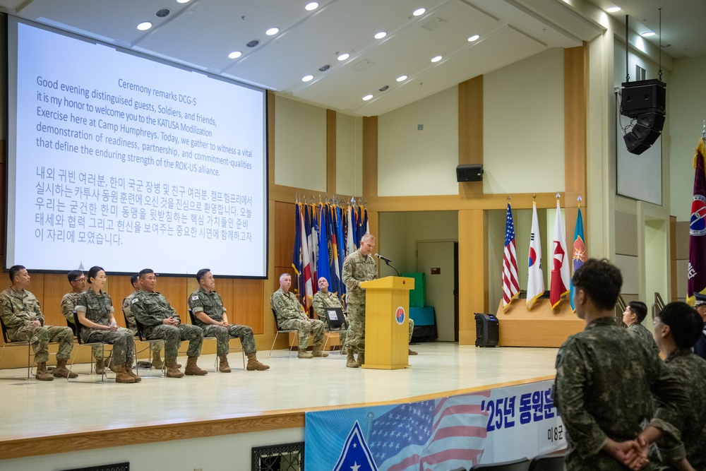 Former KATUSAs undergo mobilization exercise at Camp Humphreys