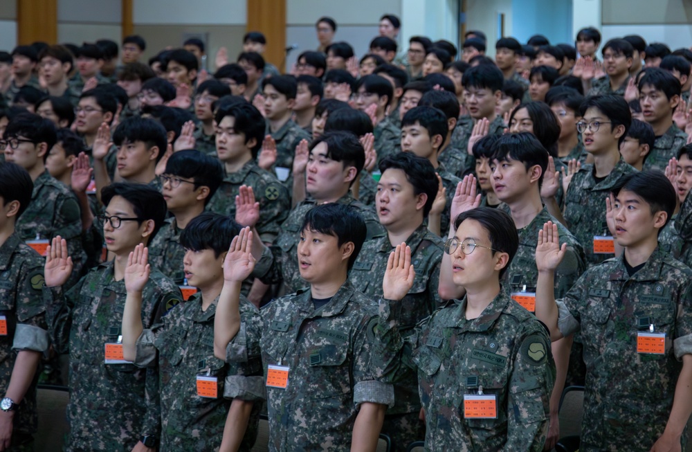 Former KATUSAs undergo mobilization exercise at Camp Humphreys