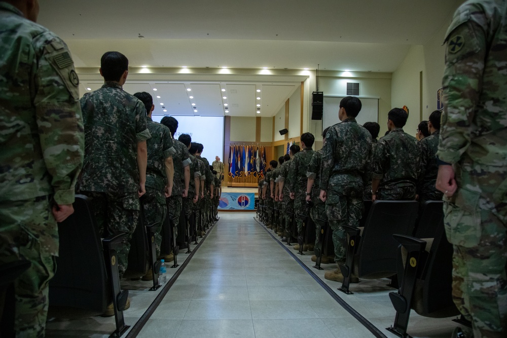 Former KATUSAs undergo mobilization exercise at Camp Humphreys
