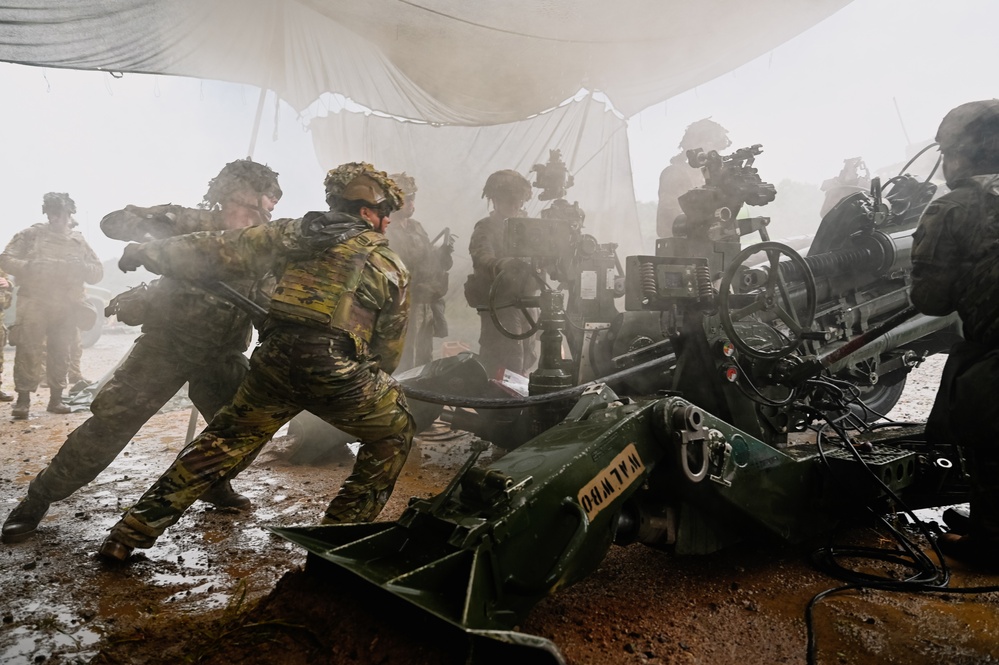 Artillerymen Fight Mother Nature to Qualify at Rodriguez Live Fire Complex