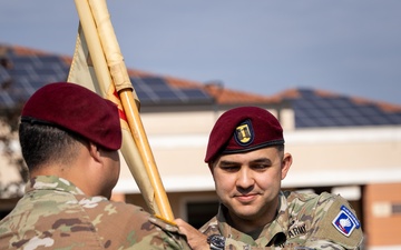 173rd Brigade Support Battalion HHC Welcomes New Commander in Ceremony