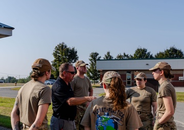 101st ARW FSS Trains on Disaster Relief Mobile Kitchen Trailer