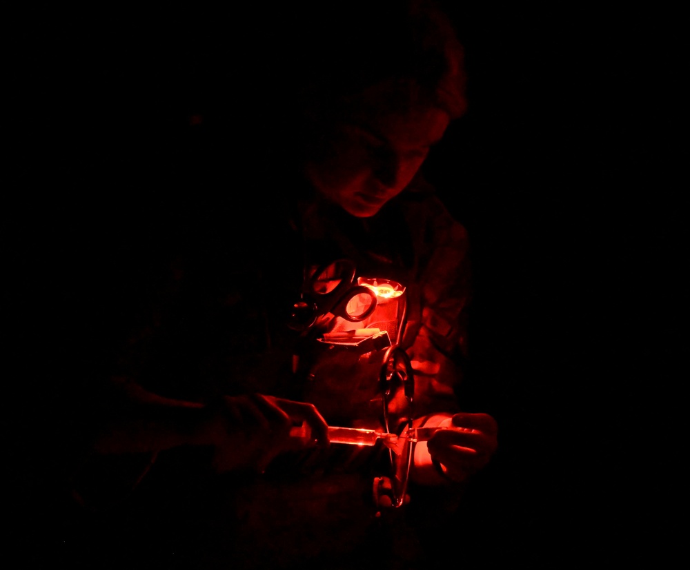 Mobility Serpent: Team Mildenhall conducts contingency medical field care training with British Army medics